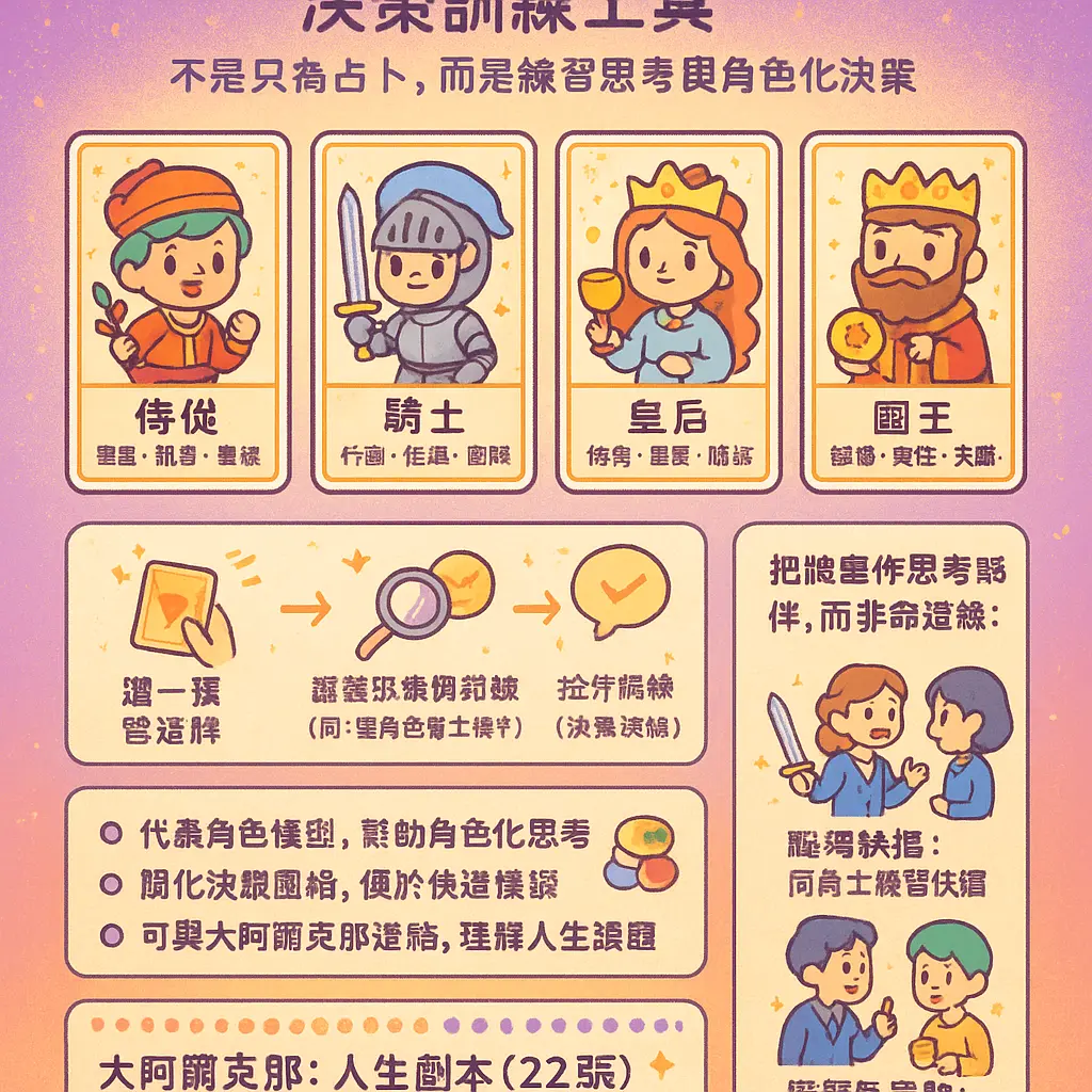 塔羅牌解讀 - 宮廷牌