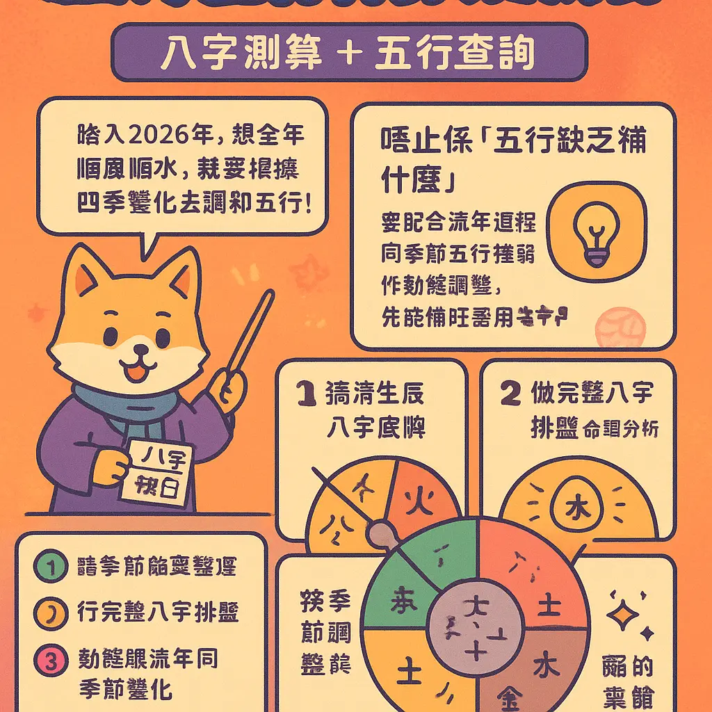 五行查詢 - 八字測算