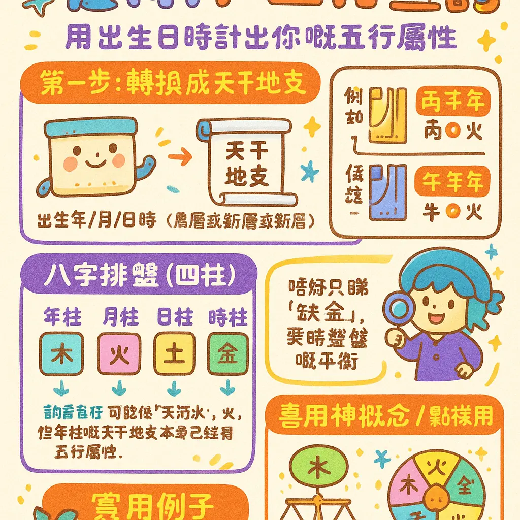 五行查詢 - 喜用神