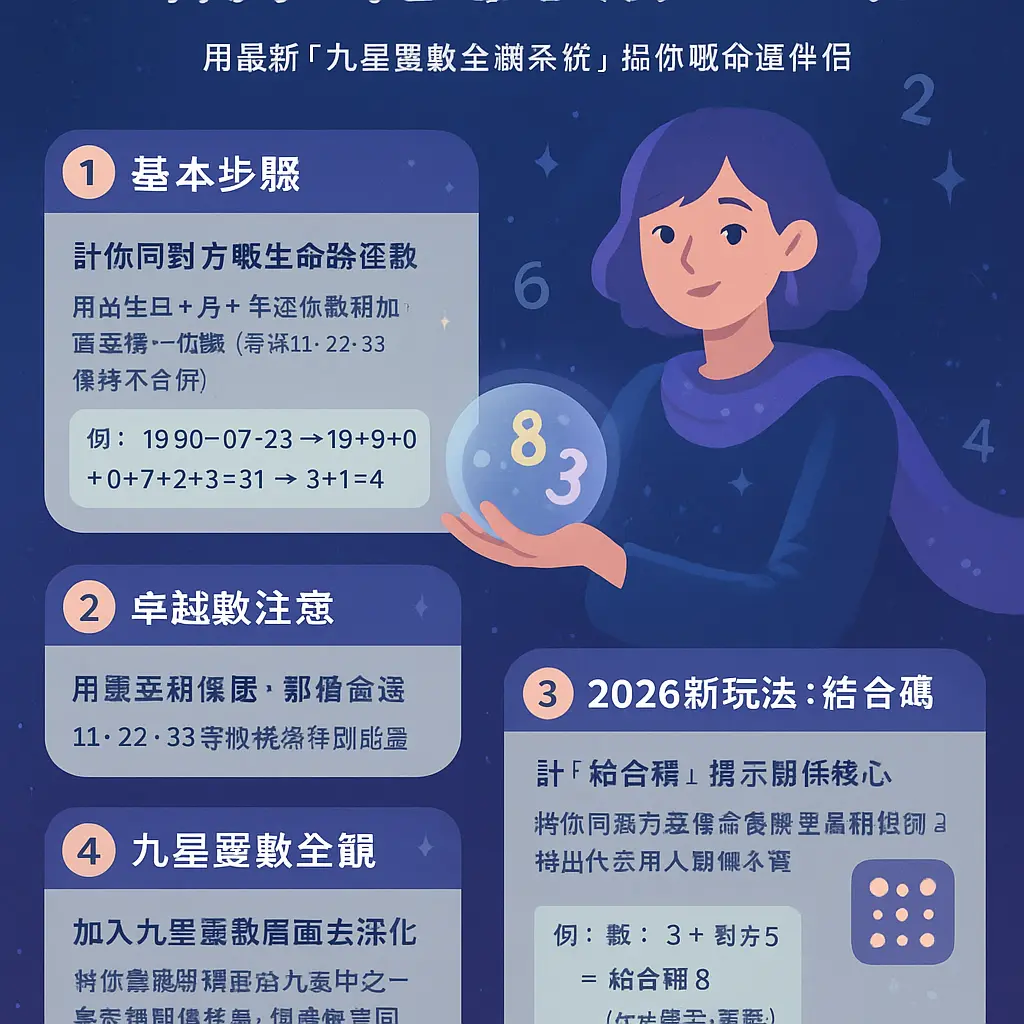 生命靈數配對 - 溫蒂姐