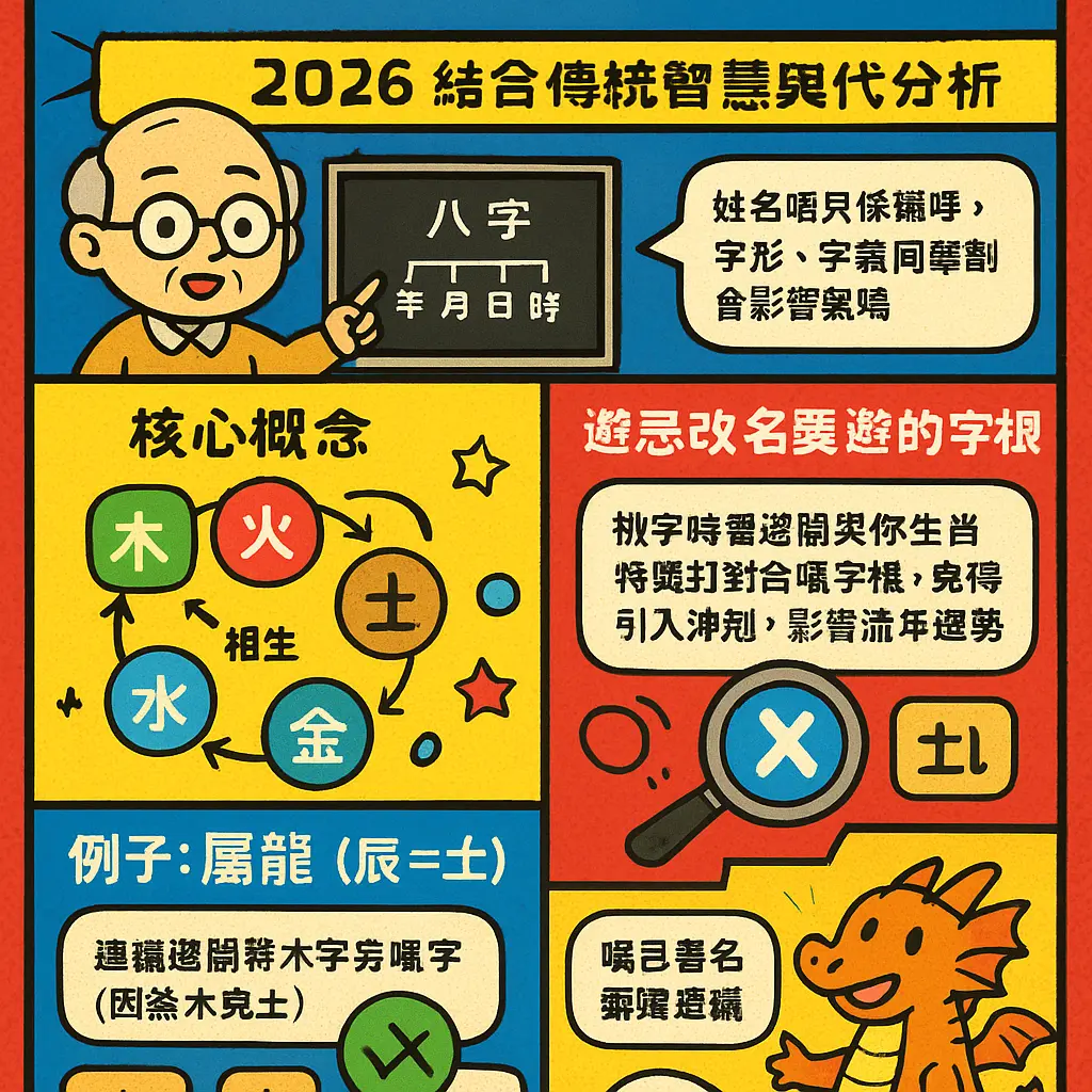 姓名學 - 八字