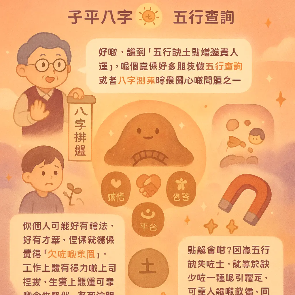 五行查詢 - 子平八字